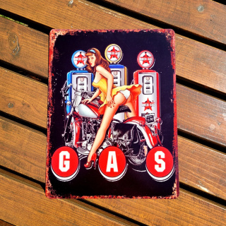 Szyld metalowy - Pin UP Girl