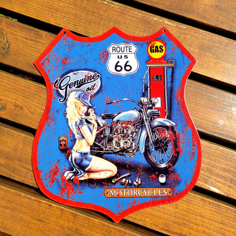 Szyld metalowy - Route 66 Szyld metalowy - Route 66