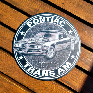 Szyld metalowy - Pontiac Trans AM 1978