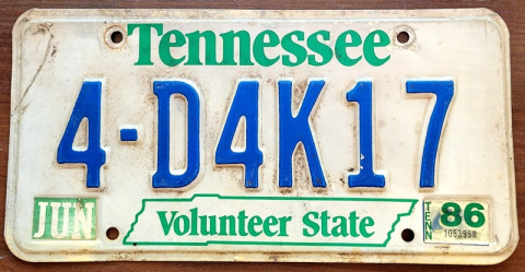Tennessee 1986