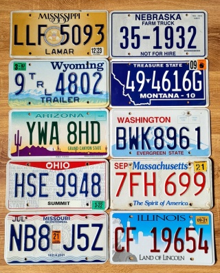 10 tablic USA