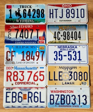 10 tablic USA