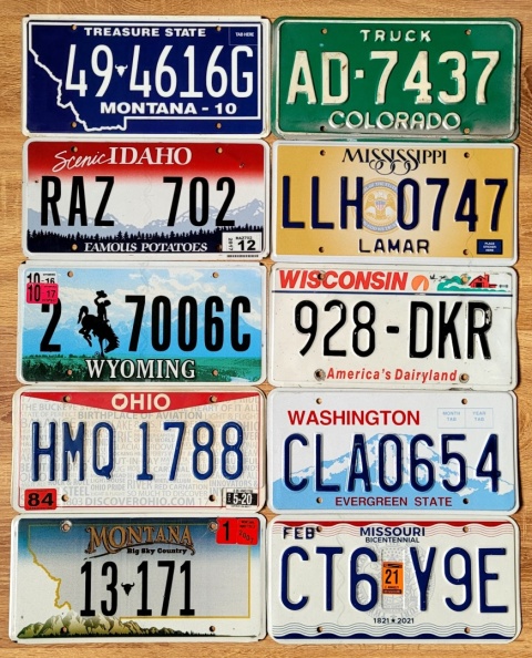 10 tablic z USA