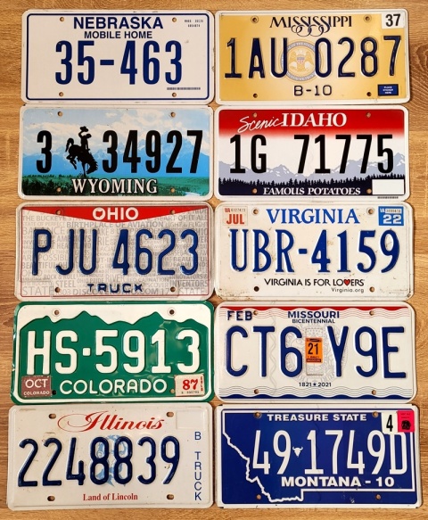 10 tablic z USA