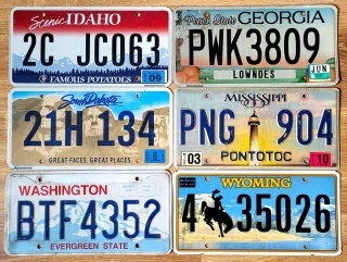 6 tablic USA
