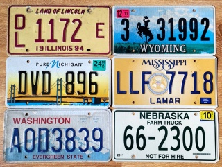 6 tablic USA