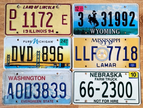 6 tablic USA