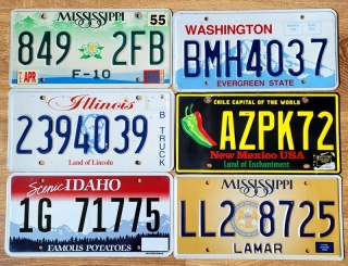 6 tablic USA