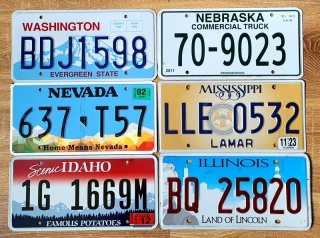 6 tablic USA