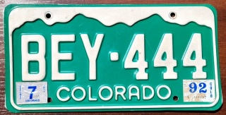 Colorado 1992 - 444