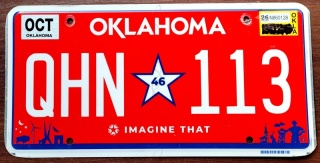 Oklahoma - sticker do 2026
