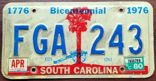 South Carolina 1976/1980