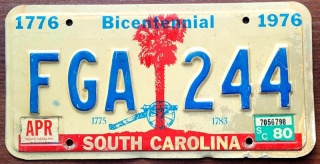 South Carolina 1976/80