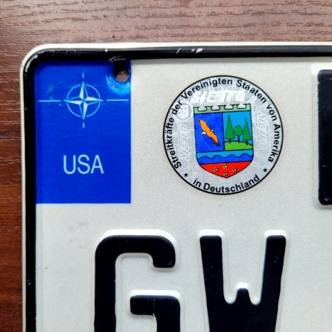 Tablica wojskowa - USA - NATO