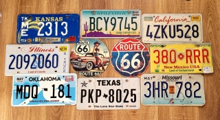 Tablice z ROUTE 66 + 2 szyldy