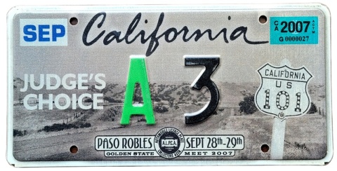 California - okolicznościowa