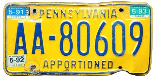 Pennsylvania 1991/93