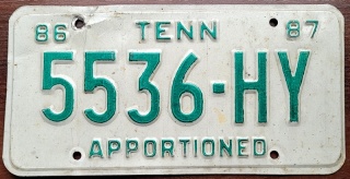 Tennessee 1986