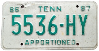 Tennessee 1986