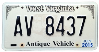 West Virginia 2015 - Antique Vehicle