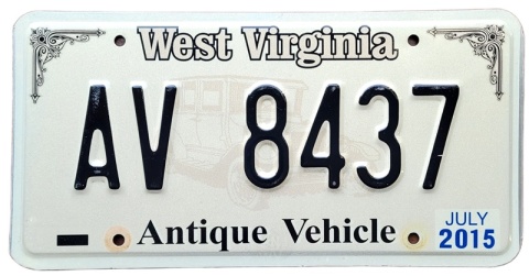 West Virginia 2015 - Antique Vehicle