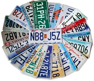 Zestaw 20 tablic USA