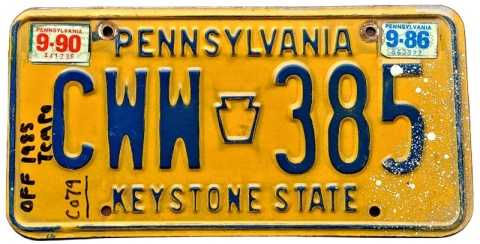 Pennsylvania 1986/90