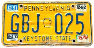 Pennsylvania 1991/97