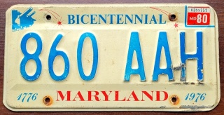 Maryland 1976/80 - BICENTENIAL