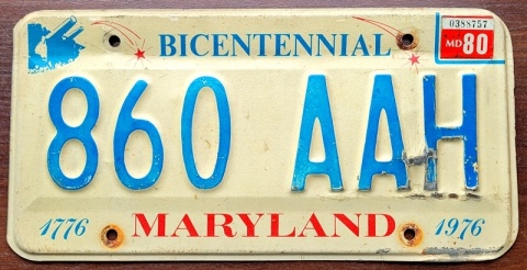 Maryland 1976/80 - BICENTENIAL
