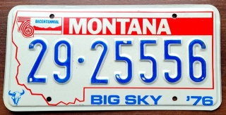Montana 1976 - Bicentenial