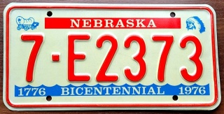 Nebraska 1976 - Bicentenial