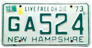 New Hampshire 1973/74