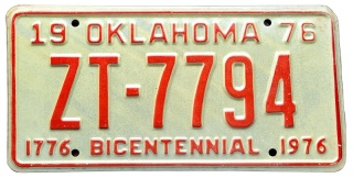 Oklahoma 1976 - Bicentenial