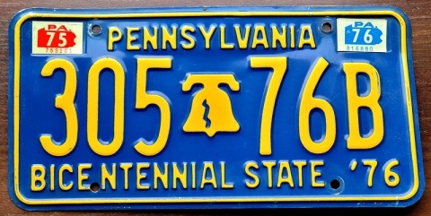 Pennsylvanai 1975/76 - Bicentenial