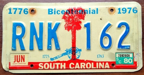South Carolina 1976/80 - Bicentenial