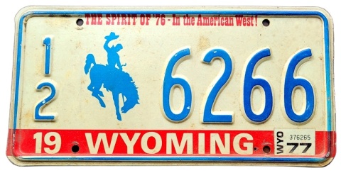 Wyoming 1976/77 - Bicentenial