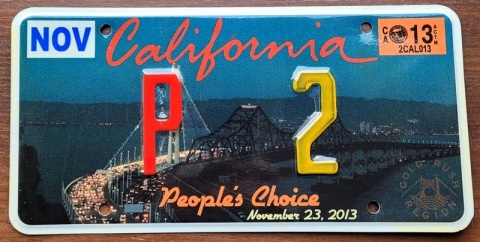 California 2013 - okolicznościowa