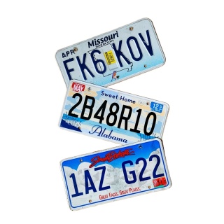Zestaw 3 tablic USA
