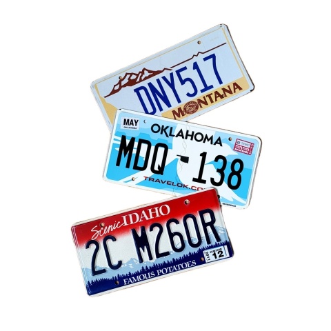 Zestaw 3 tablic USA