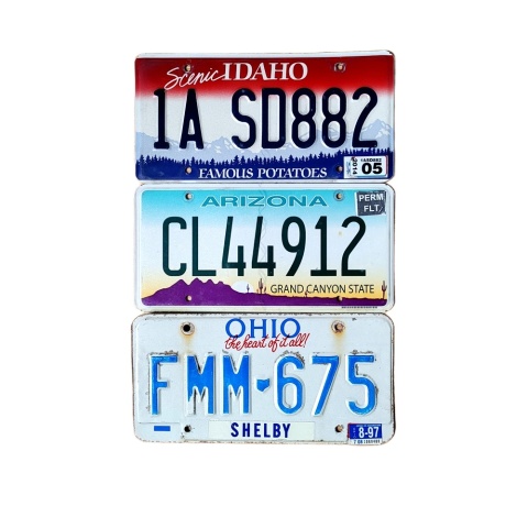 Zestaw 3 tablic USA