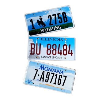 Zestaw 3 tablic z USA