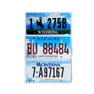 Zestaw 3 tablic z USA