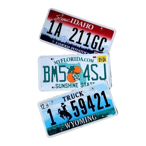 Zestaw 3 tablic z USA