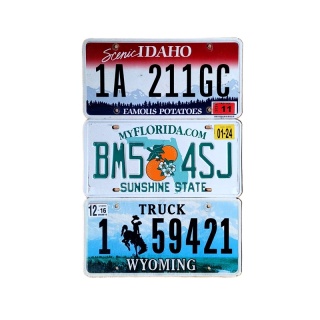 Zestaw 3 tablic z USA